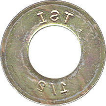 Flat Washer S.A.E. Plated Yellow Dicromate