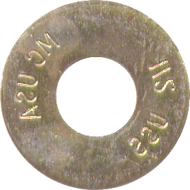 Flat Washer U.S.S. Plated Yellow Dicromate