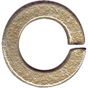 Lock Washers Plated Yellow Dicromate