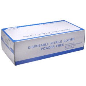 Shop Gloves Blue Nitrile